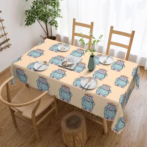 Miniatura 22 de Mantel rectangular de encaje de poliéster con diseño patriótico de camión del 4 de julio, 54 x 72 pulgadas, resistente a las arrugas, lavable