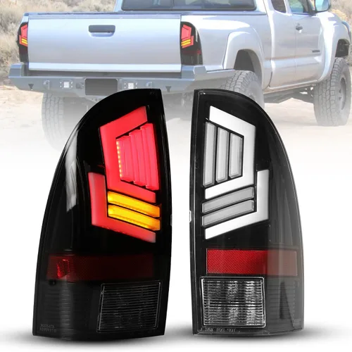Miniatura 8 de CPW Luz trasera LED compatible con Toyota Tacoma Pickup 2005-2015, luz de señal de giro secuencial, lámpara de freno trasera del conductor