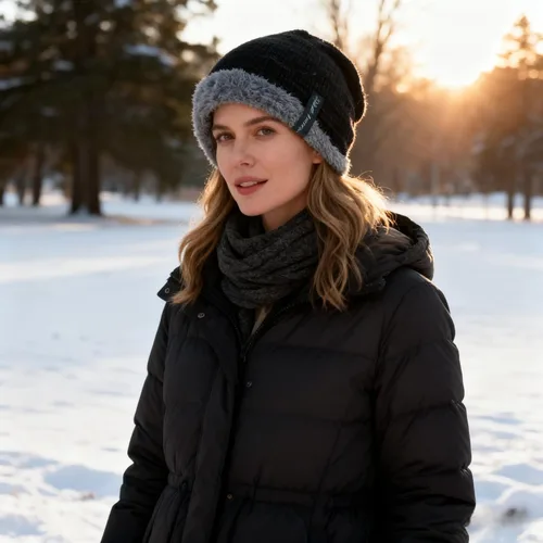 Miniatura 7 de LLmoway Gorro de invierno cálido y elástico para hombre y mujer, con forro polar
