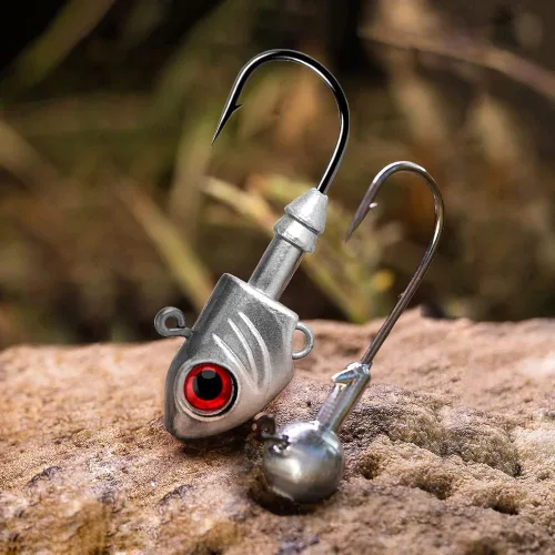 Miniatura 5 de OPQ Jig Heads pesca señuelos ganchos Swimbait jig Head Minnow Fish Head Jig para pesca Varios