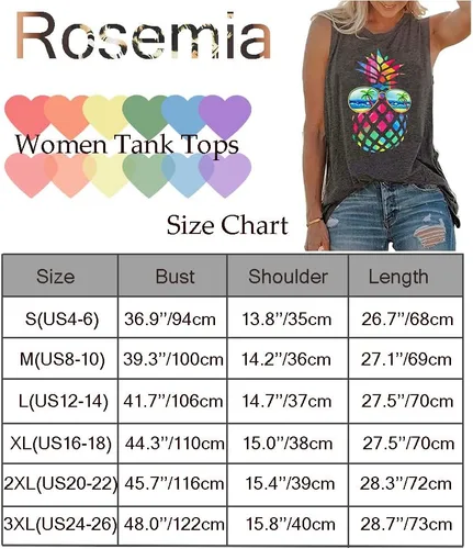 Miniatura 5 de Camiseta sin mangas para mujer, remeras de verano sin mangas, informales y holgadas, tipo túnica.