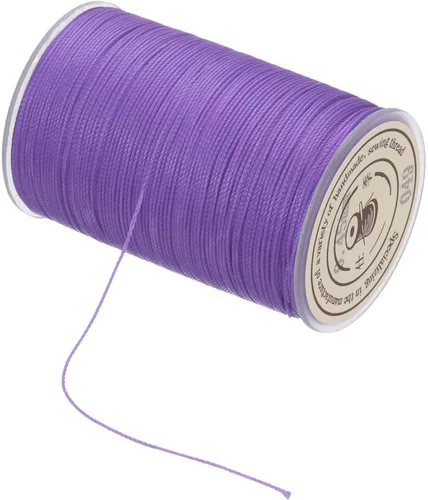 Miniatura 33 de MECCANIXITY Cordón encerado de poliéster encerado de 0.020 in, cuerda de cera de 175 yardas para hacer pulseras, collares, cuentas, joyería y Negro