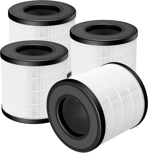Filtro de repuesto PU-P05/AC201B para purificador de aire FULMINARE PU-P05 y purificador de aire Purivortex AC201B, filtros HEPA 3-en-1 para polvo,
