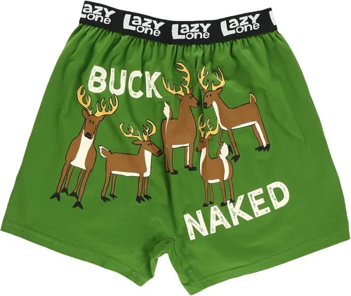 Miniatura 66 de Lazy One Divertidos boxers de animales, ropa interior humorística, novedosos pantalones cortos, regalos de broma para hombres
