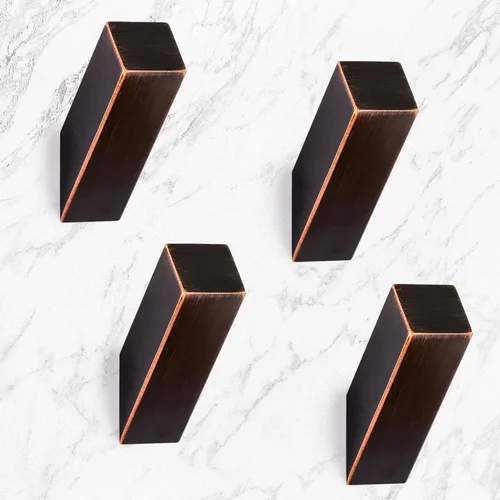 Miniatura 10 de NINETREX Ganchos negros para toallas, gancho negro mate, ganchos modernos para toallas, ganchos de acero inoxidable SUS 304, resistentes al agua