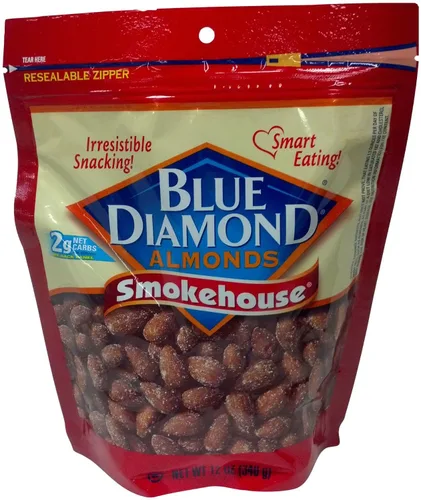Miniatura 26 de Blue Diamond Almonds, Almendras espolvoreadas de cacao asadas al horno, 14 onzas