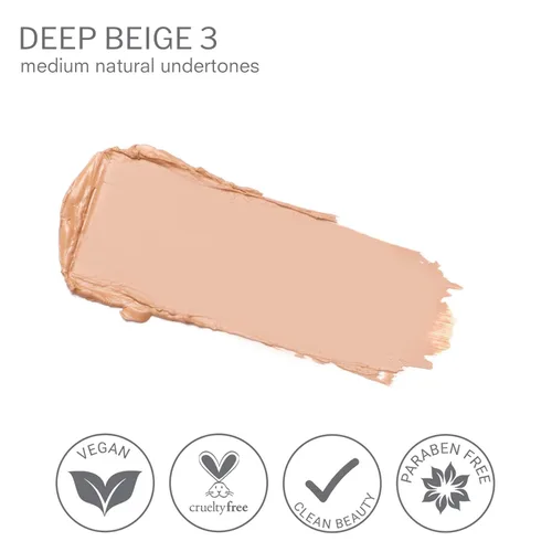 Miniatura 2 de True + Luscious Base para cámara Crema de cobertura completa para una piel impecable con aerógrafo Fórmula hidratante no comedogénica Vegano