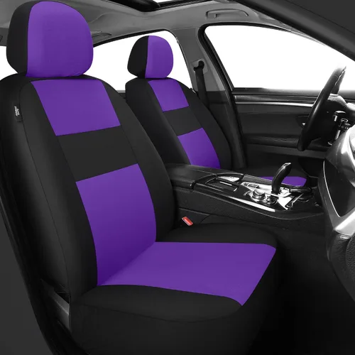 Miniatura 12 de VarCozy Fundas de Asientos de Automóvil Juego Completo, Fundas de Asientos de Banco Dividido Delantero y Trasero de Tela Transpirable
