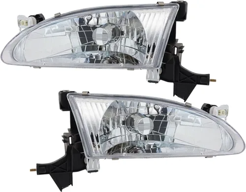 Miniatura 3 de APA - Lámpara de repuesto para faros delanteros con bisel gris para Dakota 1991 1992 1993 1994 1995 1996 con paquete AERO Driver lado izquierdo