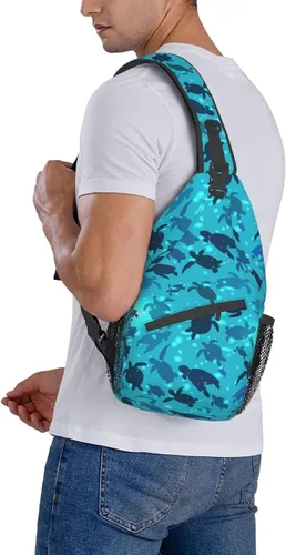 Miniatura 9 de Bolso bandolera, Caballos Salvajes Bandolera Mochila de Viaje Senderismo Bolsa de Pecho Mochila para Monederos Bolso de Hombro Cuerpo Mujer Hombre