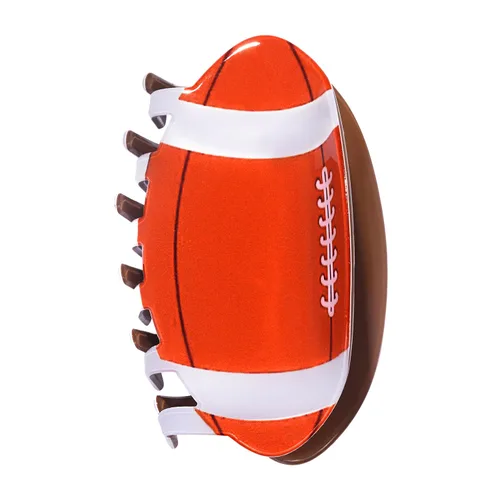 Miniatura 9 de Pinza para el cabello de fútbol y béisbol para mujer, pinzas para el cabello para el día del juego, lindas pinzas antideslizantes para el cabello
