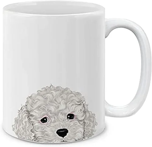 Miniatura 9 de MUGBREW Black Merle Border Collie - Taza de café de cerámica para perro, 11 onzas Black Merle Border Collie Perro