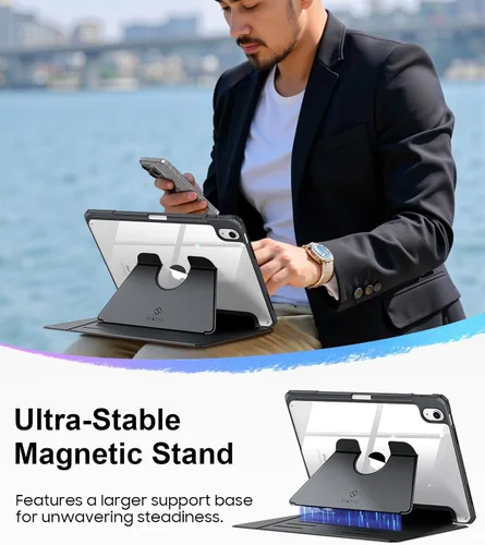 Miniatura 3 de Fintie Estuche con soporte vertical para iPad (A16) de 11ª generación de 11 pulgadas (2025), iPad de 10ª generación de 10.9 pulgadas (2022), funda
