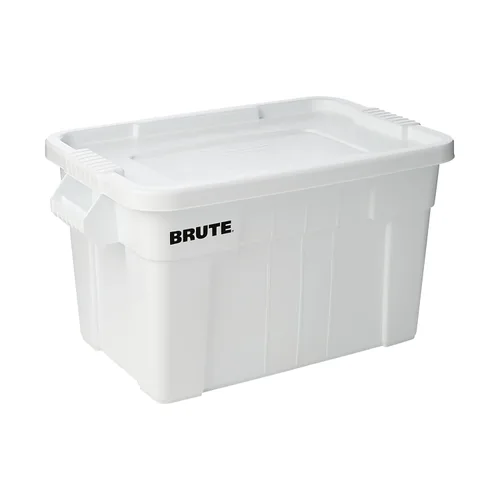 Miniatura 12 de Baúl con tapa Rubbermaid Commercial fg9s3100gray Brute, capacidad de 20 galones, 27-7/8 pulgadas, longitud x 17-3/8 pulgadas, ancho x 15-1/8 Gris