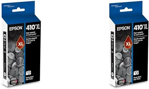 Epson 410 Claria Premium Ink Cartucho negro fotográfico de alta capacidad (T410XL120) funciona con Expression Premium XP-530, XP-630, XP-640,