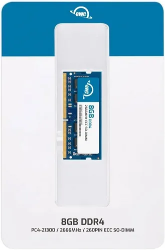Miniatura 2 de OWC 8 GB DDR4 2666MHz PC4-21300 CL19 1RX8 ECC sin búfer SODIMM 1.2V 260-pin memoria RAM