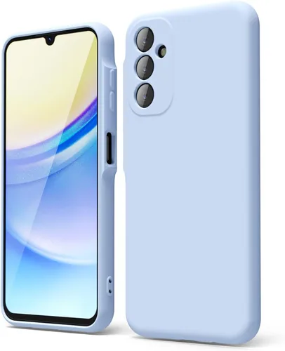 Miniatura 66 de oakxco Funda para teléfono Samsung Galaxy A12 con agarre de silicona líquida, linda delgada fina suave cubierta de gel de goma TPU lisa para mujeres