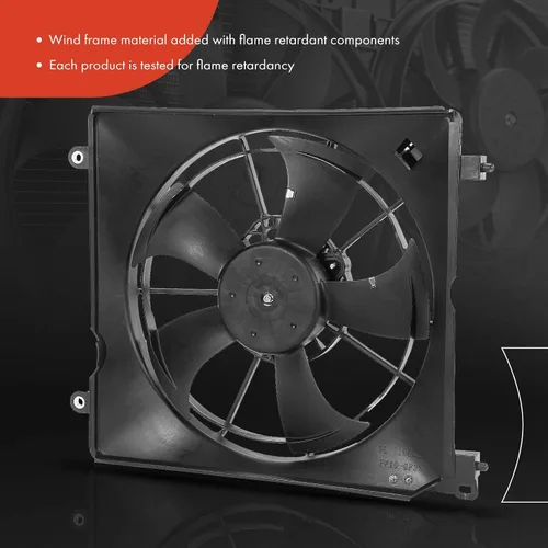 Miniatura 3 de A-Premium Conjunto de ventilador de refrigeración del radiador del motor izquierdo compatible con modelos seleccionados Honda y Acura - Accord