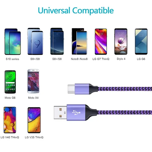 Miniatura 7 de Paquete de 4 cables de carga rápida para iPhone 16 15 Pro, 15/16 Pro Max, 15/16 Plus, 16/15 16e, cargador USB tipo C, cable de teléfono Android