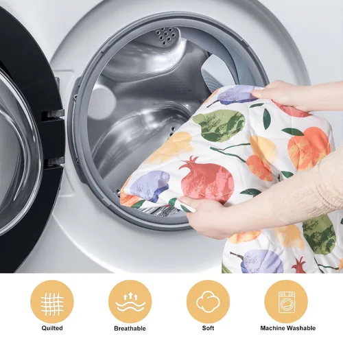 Miniatura 6 de TILLYOU Sábana para Corralito - Protector Acolchado Suave para Cuna, Protector de Colchón para Niños Pequeños con Bolsillo Profundo de 1''-3