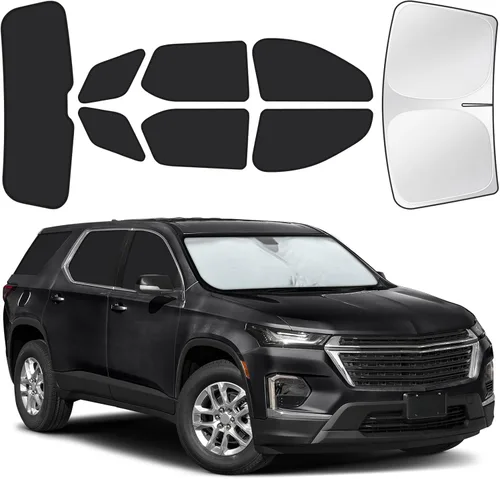 Miniatura 18 de para Toyota 4Runner 2010-2024, juego de 8 protectores solares para ventanas de coche, privacidad para parabrisas delantero, laterales y traseros