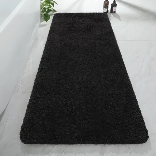 Miniatura 46 de AROGAN Tapete Largo de Baño de Lujo, 24 x 17 Pulgadas, Grueso, Suave y Absorbente, Antideslizante, Respaldo de Goma, Alfombras de Secado Rápido