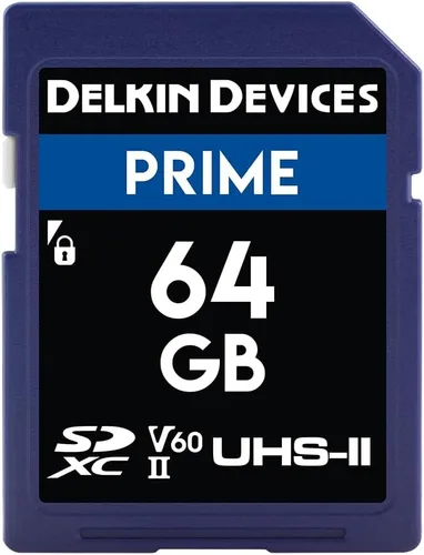 Miniatura 5 de Delkin Devices Prime - Tarjeta de memoria SDXC UHS-II de 128 GB, lectura de 300 MB/s, escritura de 105 MB/s, ideal para video 8K, 4K, HDR y 360º