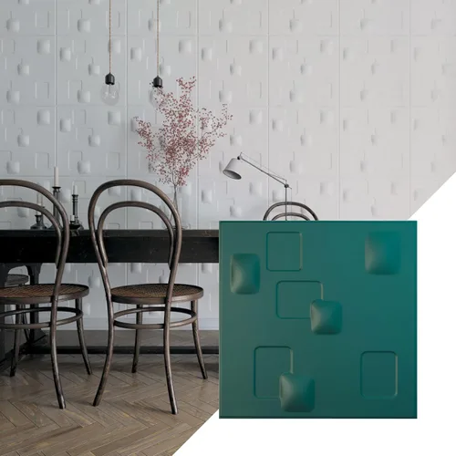Miniatura 16 de Ekena Millwork 19 5/8 pulgadas de ancho x 19 5/8 pulgadas de alto, Avila EnduraWall Panel decorativo de pared 3D, óxido metálico envejecido