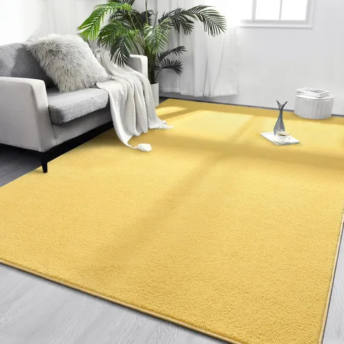 Miniatura 10 de FlyDOIT Alfombras redondas para dormitorio, sala de estar, 4 x 4, color azul marino, súper suaves, cómodas, gruesas de espuma viscoelástica