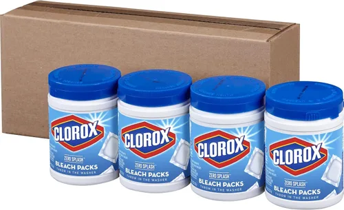 Miniatura 8 de Clorox Paquetes de blanqueador Zero Splash - Cápsulas de lavandería, paquete de 4