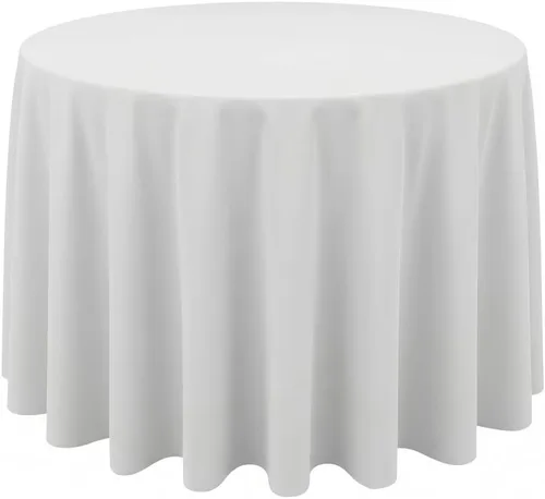 Miniatura 26 de Surmente Mantel cuadrado para mesas cuadradas o redondas, 100% poliéster, 52 x 52 pulgadas, mantel para bodas, banquetes o restaurantes (negro)