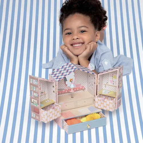 Miniatura 4 de DJECO Joyero musical para niños – Cajas del tesoro de unicornio – Almacenamiento para collares, pulseras, anillos, aretes, juguetes pequeños