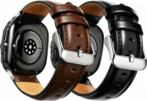 Miniatura 17 de OTOPO Correas clásicas para Galaxy Watch 4/6 de 1.850 in, 1.811 in, 1.693 in, 1.654 in, reloj 7 6 5 4 FE Band 40 1.732 in/Garmin Vivoactive 3/5