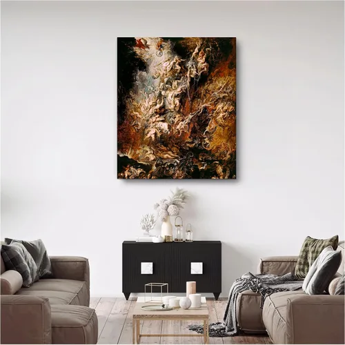 Miniatura 495 de A&T ARTWORK Campo de trigo con cipreses de Van Gogh Las reproducciones de arte clásico mundial, impresiones en lienzo giclée para decoración