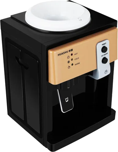 Dispensador de agua eléctrico para encimera de mesa, máquina de agua potable fría y caliente de alta calidad, con carga superior, mini dispensador