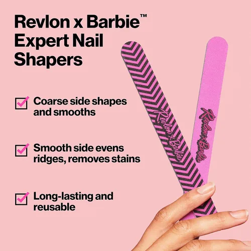 Miniatura 3 de Revlon Modeladores de uñas Barbie Expert, moldean rápidamente y suavizan las uñas normales a duras