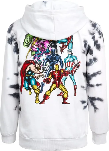 Miniatura 5 de Marvel Sudadera con capucha de superhéroes para niños, Spider-Man, Thor, Hulk, Iron Man (8-16)