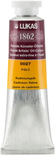 Miniatura 66 de Lukas 1862 Pintura al Óleo para Artistas Profesionales - Colores Tierra Amarillentos, 37 mL - Juego de 4 - Destacada Resistencia a la Luz, Sin