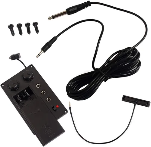 Miniatura 2 de Bass 1 violín pickup Set violín ecualizador con Piezo Pickup Instrumento musical Accesorios Accesorios Hvpv-30 Preamplificador
