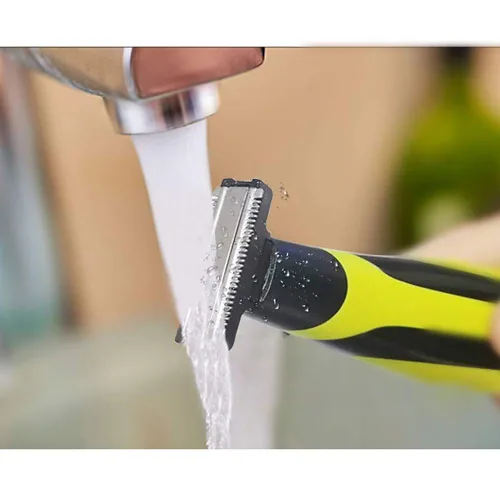 Miniatura 6 de INVODA OneBlade - Cabezales híbridos de repuesto para recortadora y afeitadora eléctrica para hombres, impermeable, húmedo y seco (paquete de 1)