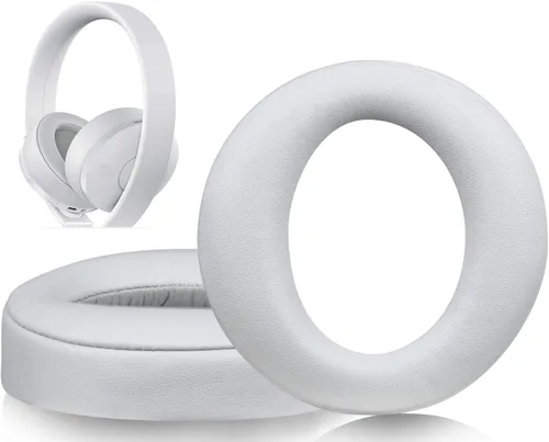 SOULWIT Almohadillas de repuesto para auriculares Sony New Gold Wireless PlayStation PS4 (versión 2018), almohadillas con espuma de alta densidad -
