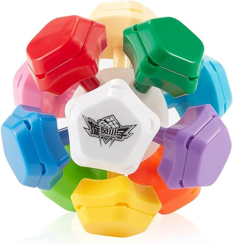 Miniatura 8 de D-FantiX Cyclone Boys 3x3 megaminx Pegatina Speed Cube pentagonal Dodecaedron Cube Puzzle Toy