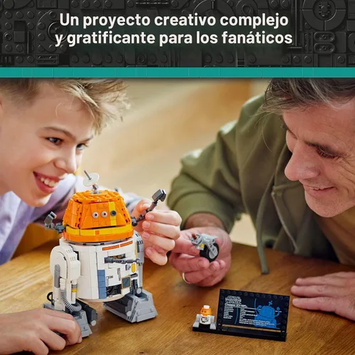 Miniatura 3 de LEGO Star Wars: Ahsoka Chopper (C1-10P) Set de Droid Astromecánico – Juguete de construcción para niños a partir de 10 años – Es un gran regalo