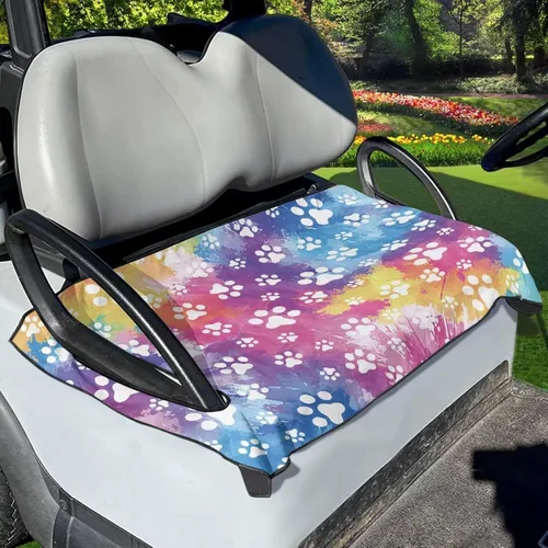 Miniatura 31 de Fundas de asiento de carrito de golf, mantas para carrito de golf, fundas de asiento de toalla para la mayoría de carritos de golf de 2 asientos