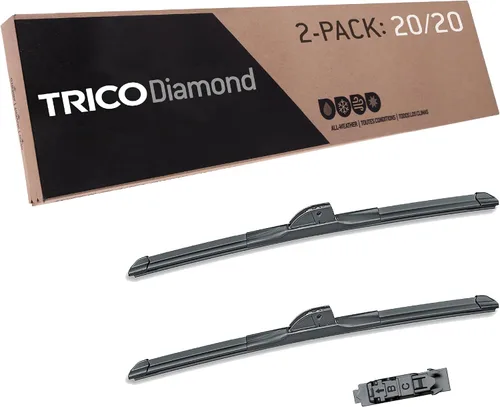 Miniatura 57 de TRICO Gold 21" + 19" Juego de 2 limpiaparabrisas de repuesto automotriz de primera calidad, limpiaparabrisas de haz para lado del pasajero