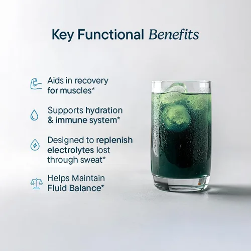 Miniatura 3 de Santo Remedio Hydration Plus - Mezcla de bebida en polvo con electrolitos con fibra y verduras, hidratación instantánea, apoyo inmunológico