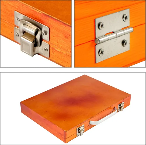 Miniatura 7 de VEVOR Juego de cinceles de madera, 12 piezas, cincel de mano tallado de 3-3/4 pulgadas de longitud de hoja con mango de eucalipto rojo, caja