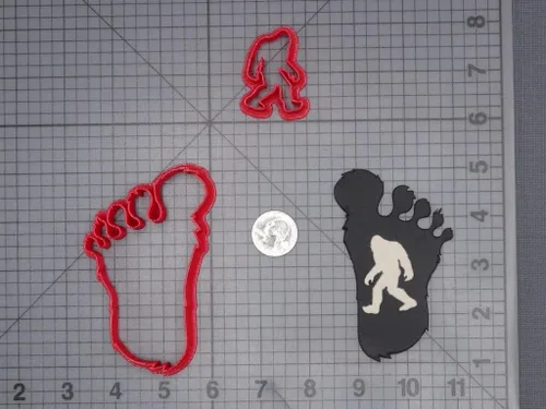 Miniatura 2 de Big Foot Cameo 266-I964 - Juego de cortadores de galletas
