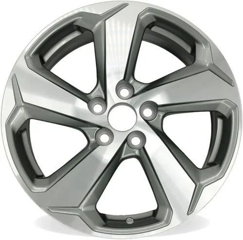 Nueva rueda de aleación individual de 18 pulgadas y 18 x 7 pulgadas para Toyota RAV4 2021-2022 | Llanta de repuesto de diseño OEM | Gris oscuro