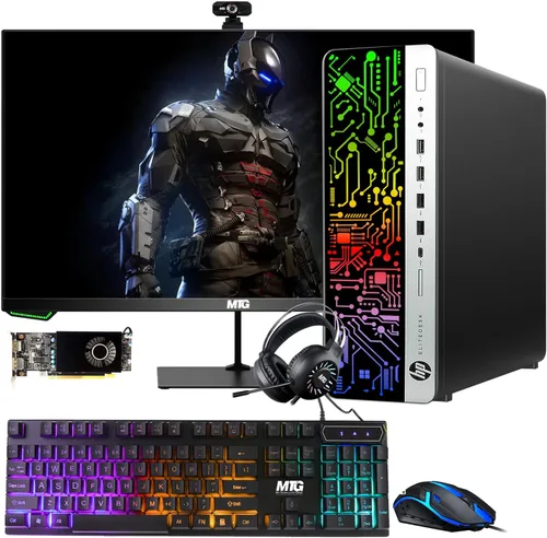 Miniatura 12 de TechMagnet Computadora HP G3 RGB Intel i5-6ª generación, gráficos AMD RX 550, 32 GB de RAM, SSD de 512 GB, MTG nuevo monitor dual curvado de 24